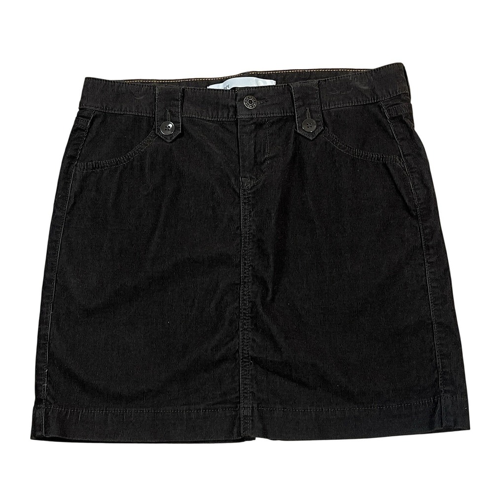 Old Navy Women's Y2K Academia Schoolgirl Brown Corduroy‎ Mini Skirt Size 2